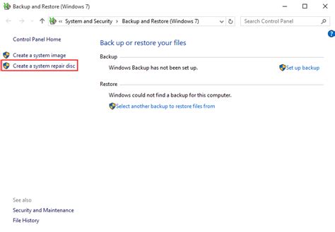 Image result for Create a System Repair Disk for Another Computer