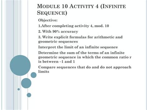 Image result for Infinite Sequence Math