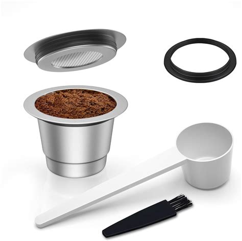 Amazon.com: Lianlai Stainless Steel Coffee Pod, Reusable Coffee Pods ...