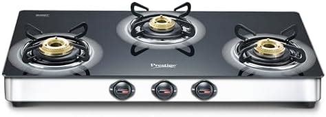 Prestige Royale Plus 3 Burner GT03L SS Glasstop Gas Stove with ...