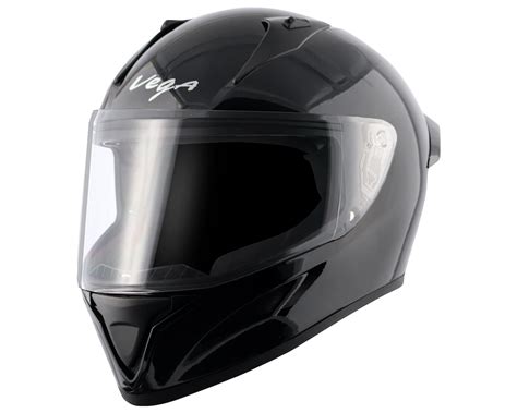 Vega Bolt ISI DOT Certified Full Face Gloss Finish Helmet for Men and ...