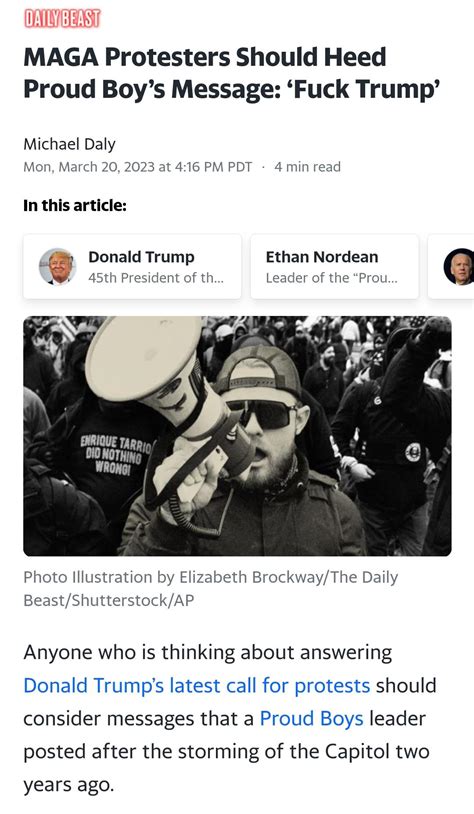 Proud Boys expecting support from Trump for January 6: "Alright I’m ...