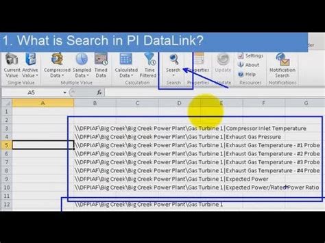 Image result for Add PI DataLink to Excel