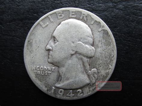 1942 Silver Ddr - 002 Fs - 801 Washington Quarter