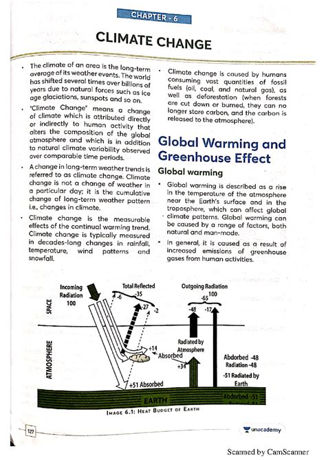 Climate Change - Environmental Science - CHAPTER 6 CLIMATE CHANGE The ...