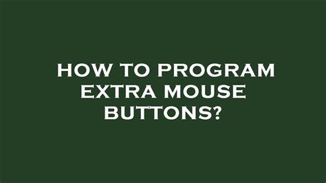 How to Program Extra Mouse Buttons 的图像结果
