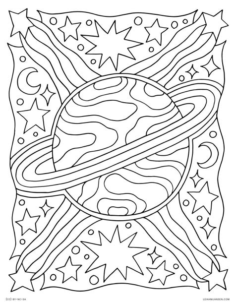 High Quality Free Space Coloring Pages Printable - Printable Board Games