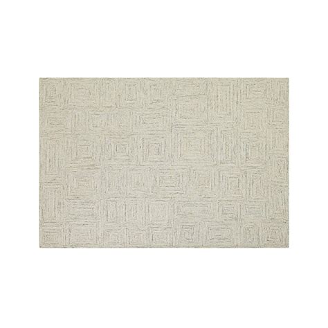 Presley Neutral Heathered Rug 183x274cm | Crate and Barrel KSA