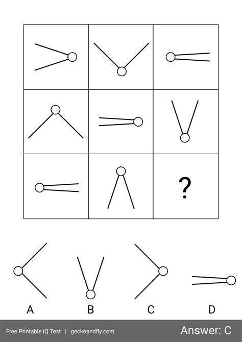 60 Free Printable IQ Test For Kids From 5 to 16 years old [ Part 2 ]