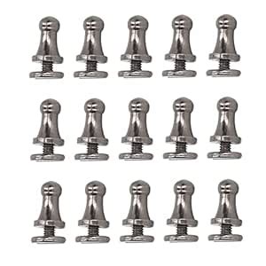 Round Head Fasteners, Copper Rivets 200 Sets for Making Light Beautiful ...