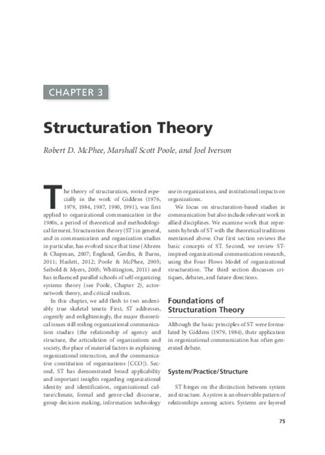 Image result for Structuration Theory Model