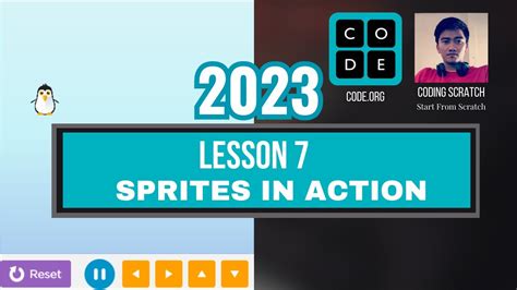 Code.org Lesson 26 Edge Sprites 的图像结果