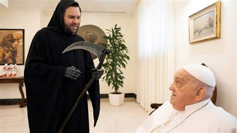 O Βανς ήταν ένας από τους τελευταίους επισκέπτες που είδε ο Πάπας ...