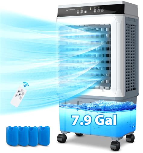 Buy LifePlus Evaporative Air Cooler, 3200 CFM Portable Swamp Cooler ...