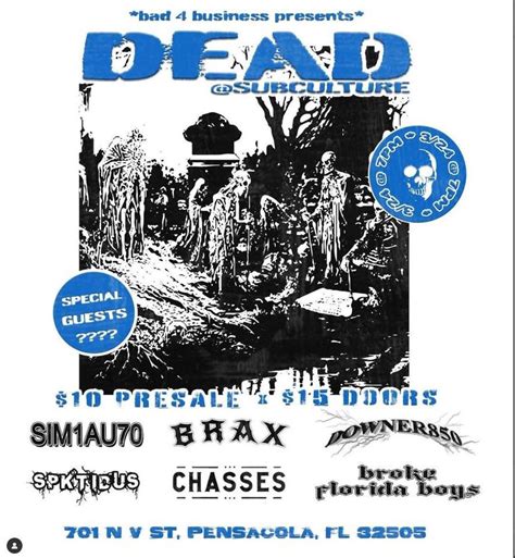 B4B presents DEAD Subculture 3/24, Subculture Art Gallery & Event Space ...