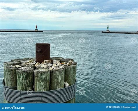 View of Holland Channel To Entrance of Lake Macatawa in Holland ...