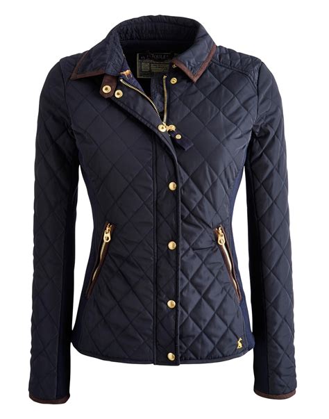 CAVENDISH Women's Jersey Ribbed Quilted Jacket | Jackets for women ...