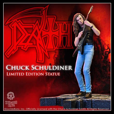 Death Chuck Schuldiner KnuckleBonz Statue