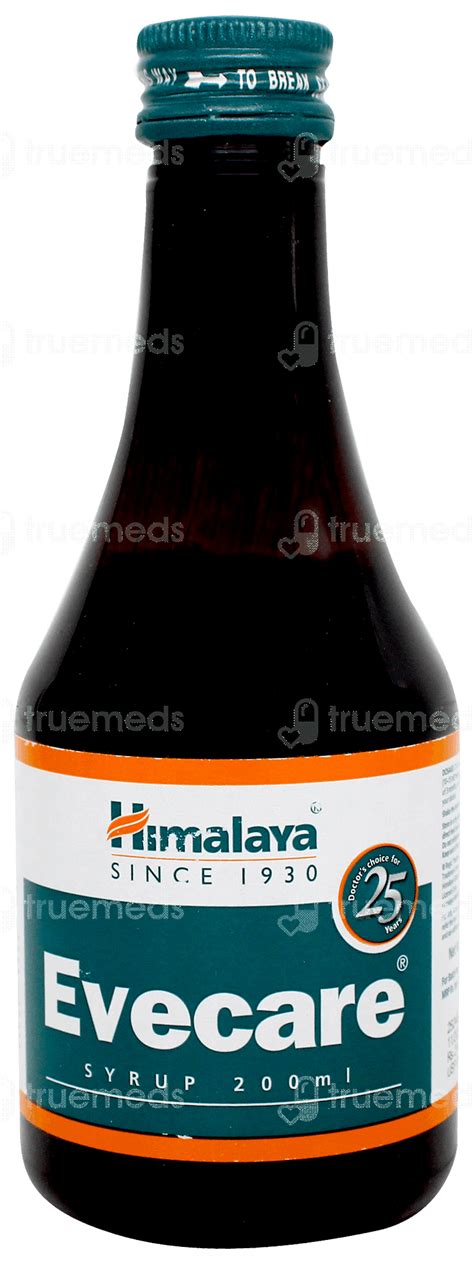 Himalaya Evecare Syrup 200 Ml - Uses, Side Effects, Dosage, Price ...