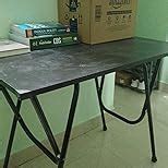 BROWNIE Engineered Wood Foldable Dining Table, Study Desk Folding Work ...