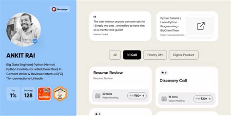 Discover My Topmate Services - BioChemiThon