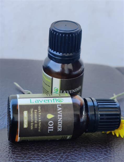 Lavenflo Lavender Essential Oil for Hair, Skin, Face, Mental Relief and ...