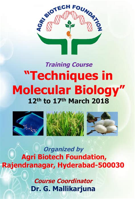 ABF Training Course Techniques in Molecular Biology | 12th to 17th ...