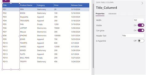Image result for Power Apps DataTable Button