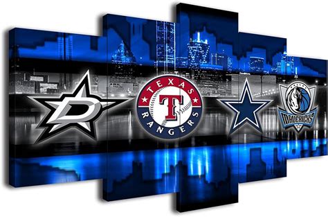 ArtDecoPainting Dallas City Sports Team Poster Sports Canvas Wall India ...