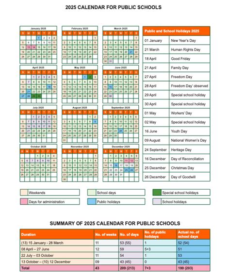 Department of Education announces 2025 school calendar