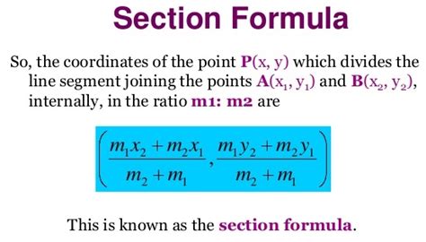 Section Formula Explained 的图像结果