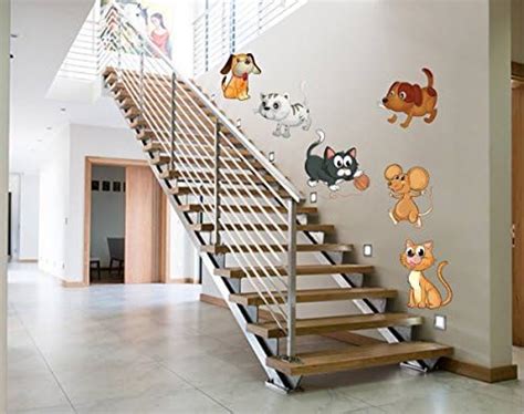 Buy Rawpockets Decals ' Kids Room : Pet Animals Stickers ' Extra Large ...