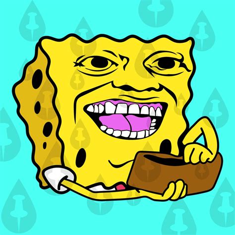 Spongebob Wallet Meme Funny Spongebob Yeet Clout Drip Streetwear Cash ...