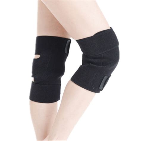Self Heating Magnetic Knee Protector Prevent Arthritis Injury High Elastic Kneepad Sports Knee ...