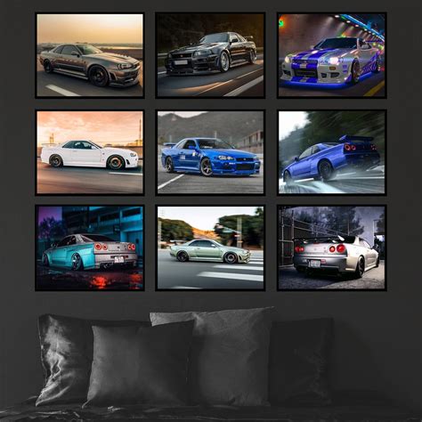 BigWig Prints Nissan Skyline GTR R34 Poster - JDM India | Ubuy