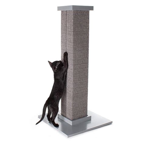 SmartCat Grey Ultimate Scratching Post | Heavy-duty Cat Scratcher