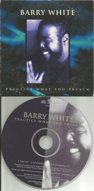 BARRY WHITE Practice what you Preach 3TRX EDIT & INSTRUMENTAL PROMO DJ ...