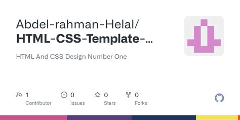 Image result for GitHub HTML CSS Templates