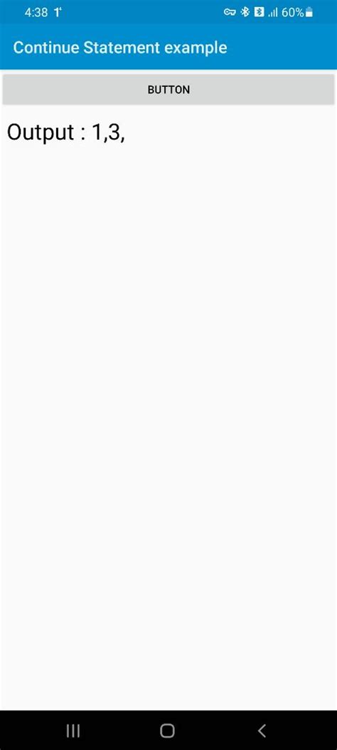 Sketchub • Continue Statement example