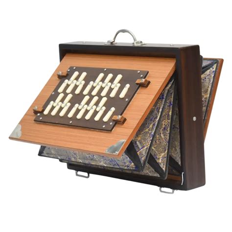 ShrutiBox World |13-Note Teak Wood Shrutibox| Kolkata Model