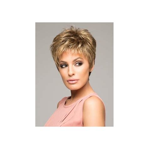 Buy Short Pixie Cut Wigs Layered Blonde Mixed Brown Short Hair Wig with ...
