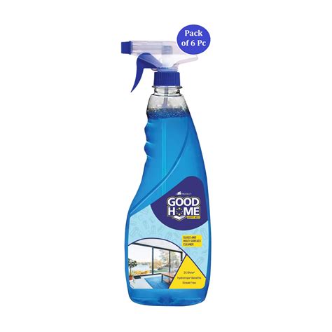 Good Home Glass & Multisurface Cleaner 500 ml Bottle - Pack of 6 Bottl ...