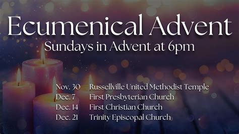Ecumenical Advent | NIGHT 2: Peace | First Presbyterian Church, First ...