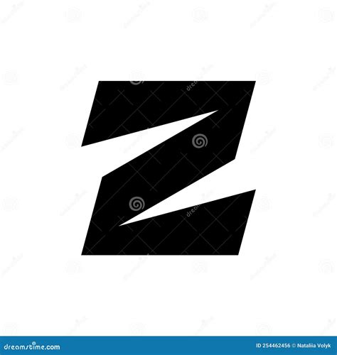 Letter Z Logo or Icon Design Stock Vector - Illustration of template, elements: 254462456