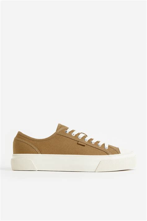 Men’s Light brown Canvas trainers | H&M IN