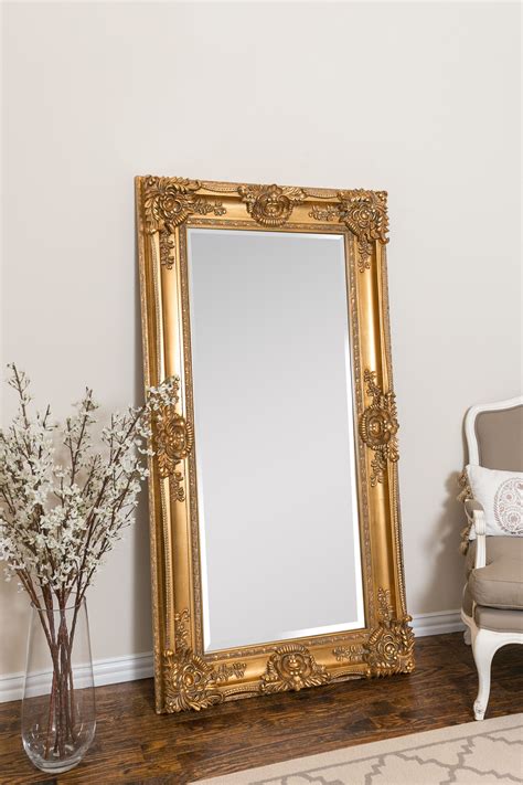 Mayfair Leaner Mirror | Gold floor mirror, Mirror, Mirror decor
