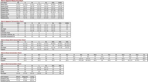 Image result for Size Size Conversion