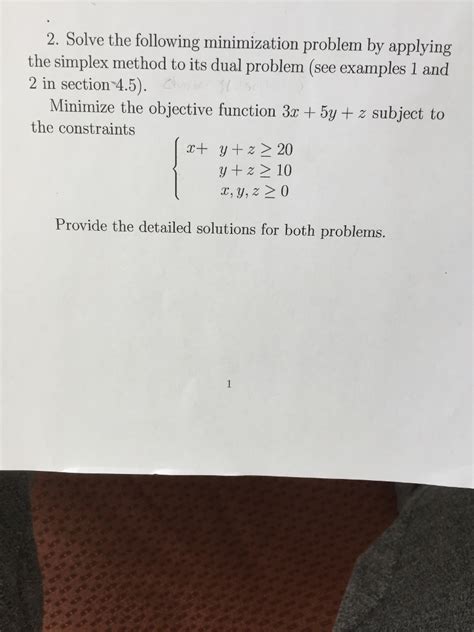 Minimization Problem with Simplex 的图像结果