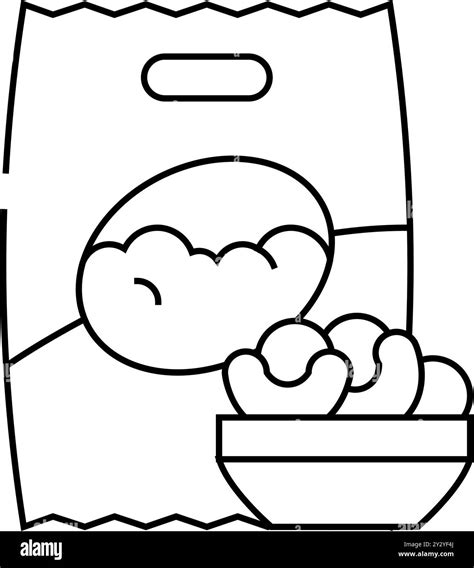 soy gluten free line icon vector illustration Stock Vector Image & Art ...