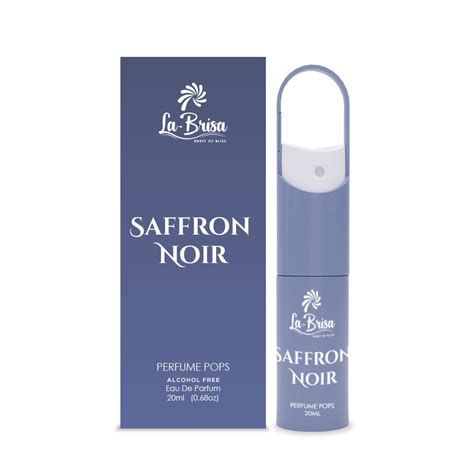 La-Brisa Saffron Noir Perfume Pop, 20ml | Long-Lasting Solid Scent for ...